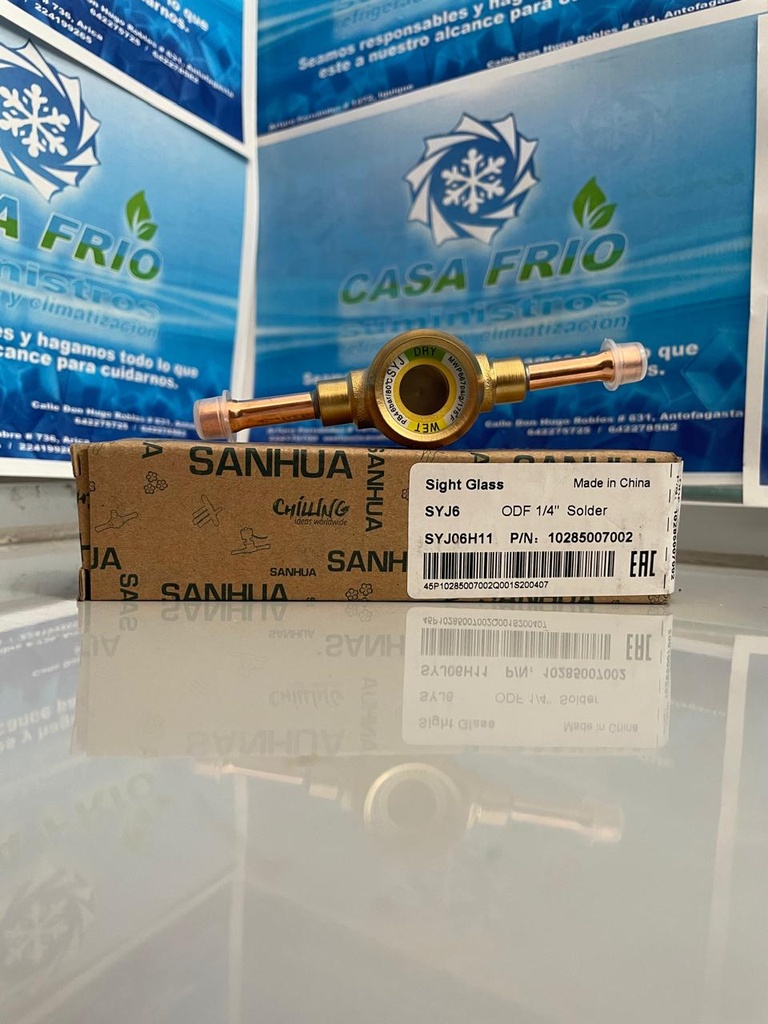 [VS0118086SH] Visor de Temperatura Sanhua 1/4″ ODF