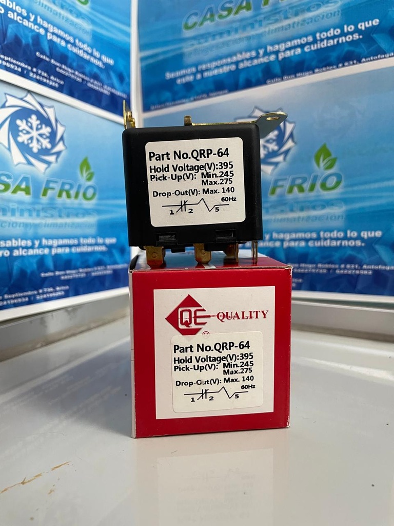 [RP0118070] Relay Volumétrico QRP-64 1 A 3HP QE