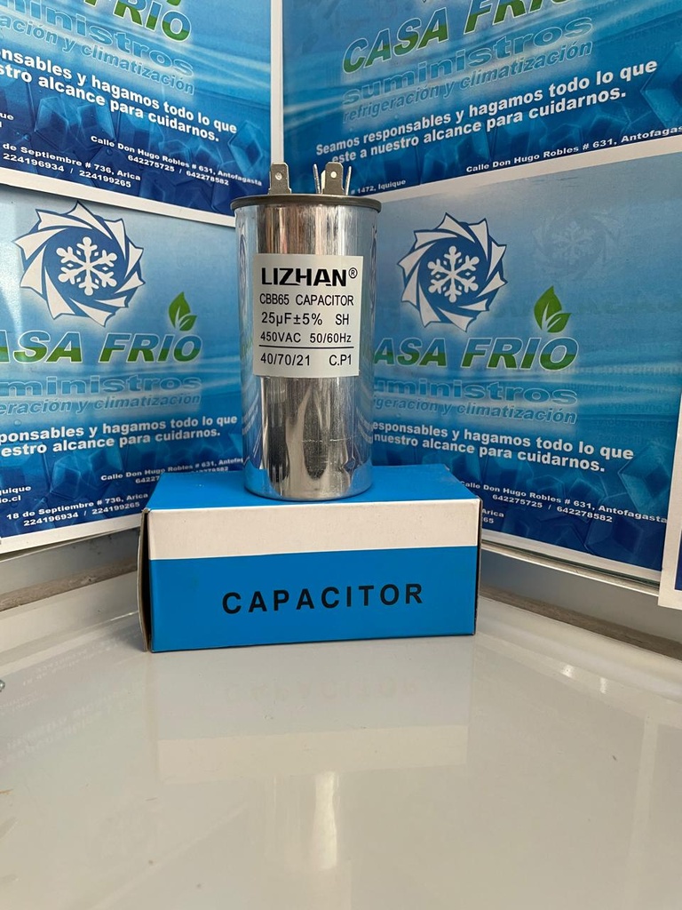 [C0611041] Capacitor de 25µF