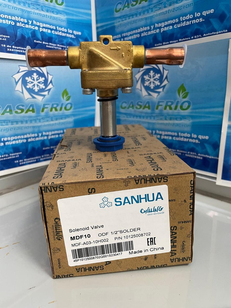 [VS2103144MDF] Válvula Solenoide Sanhua (ODF) (1/2″)