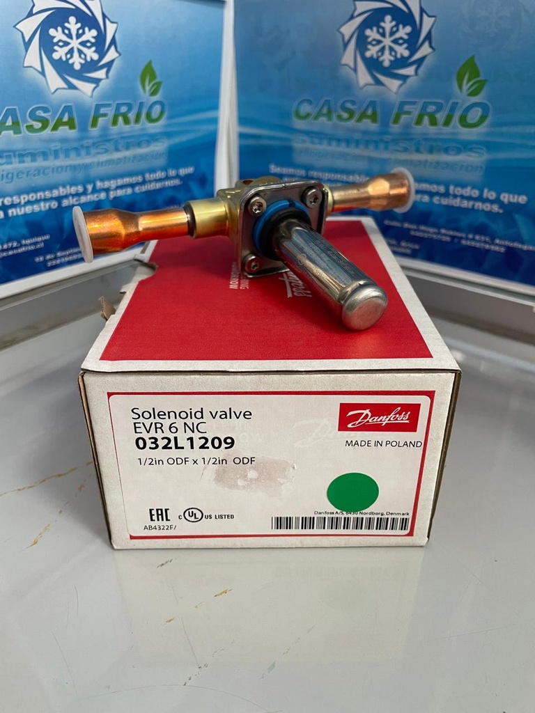 [VS2103158EVR] Válvula Solenoide Danfoss (ODF) (1/2″) EVR 6