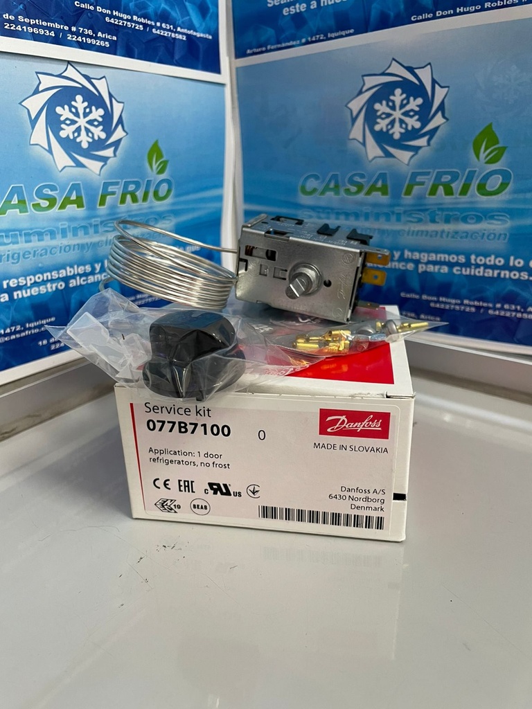 [TM0107007DF] Termostato Análogo Danfoss 2 puertas
