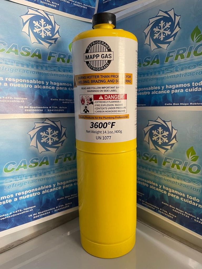 [GR1401015RY] Gas Refrigerante Mapp Gas