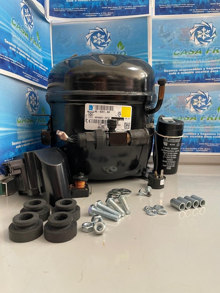 [C0106058TC] COMPRESOR TECUMSEH AE4460Y-FZ1C 3/8HP R-134 220V