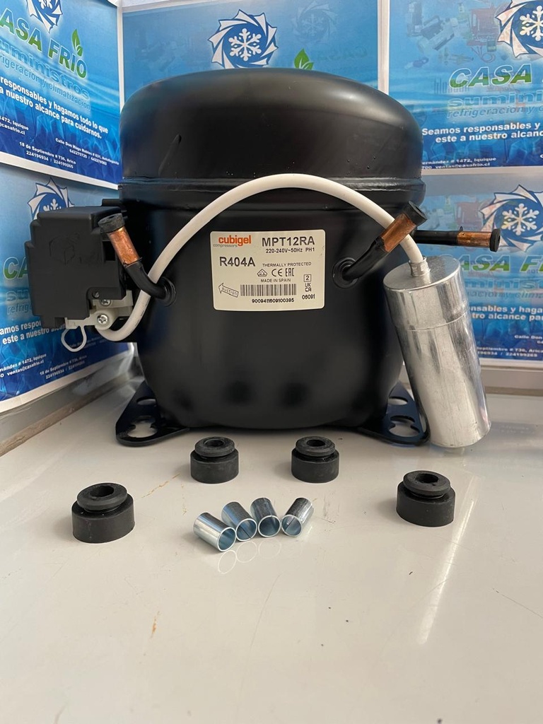 [C0106070CG] COMPRESOR CUBIGEL MPT12RA R-404 MT