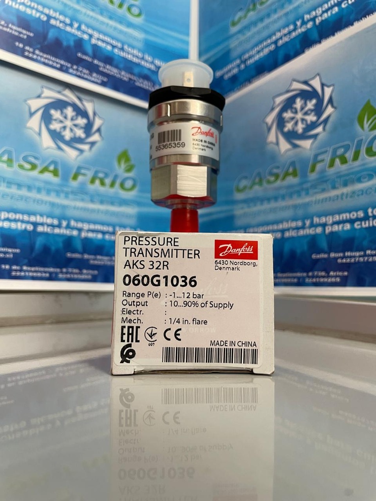 [TRA0107034DF] TRANSMISOR DE PRESIÓN 1/4″ FLARE DANFOSS