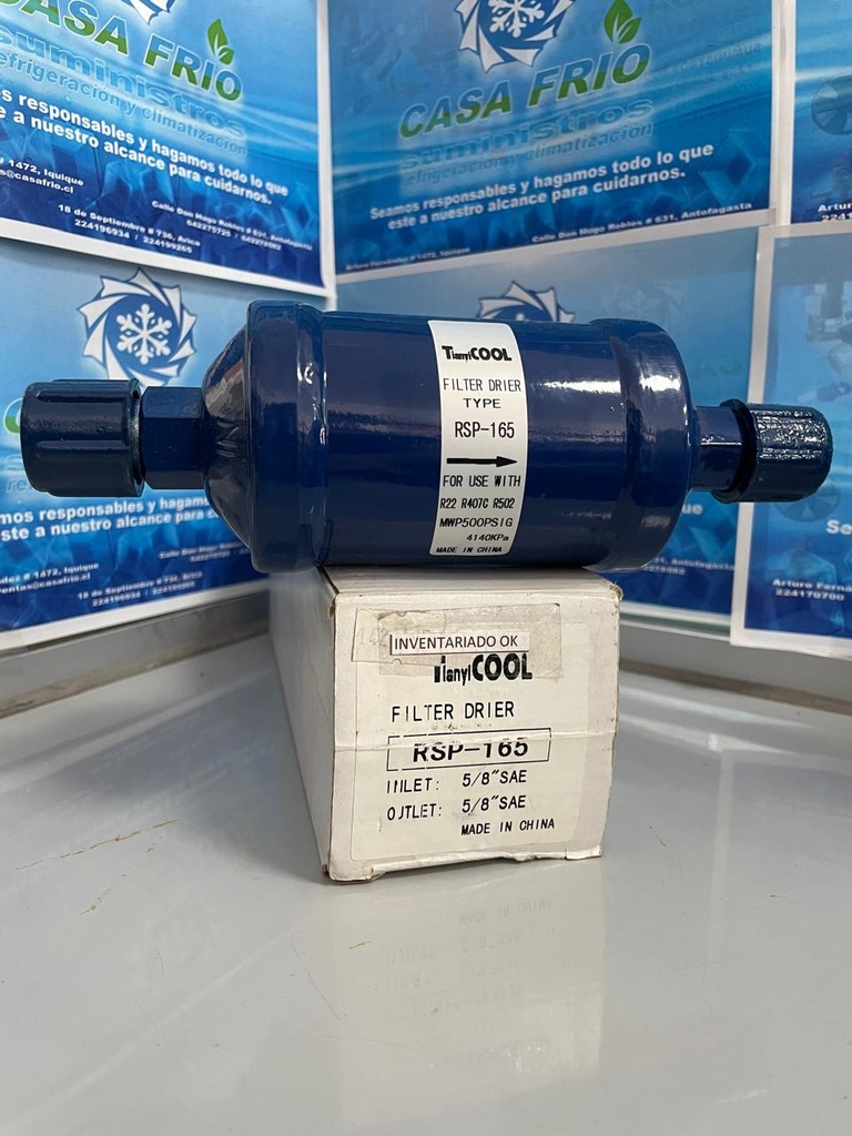 [FL121204RSP] FILTRO SECADOR TIANYICOOL 5/8″ FLARE