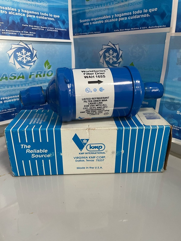 [FL1212028AS] FILTRO SECADOR KMP INTERNATIONAL 5/8″ SOLDER