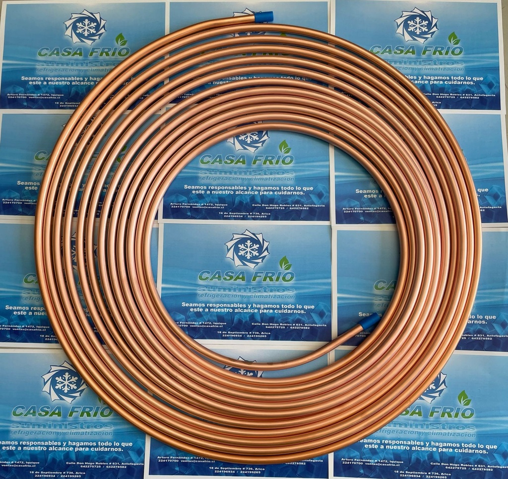 [REC0210034CÑ] TUBERÍA RECOCIDA DE COBRE 3/8″ 15 MT.