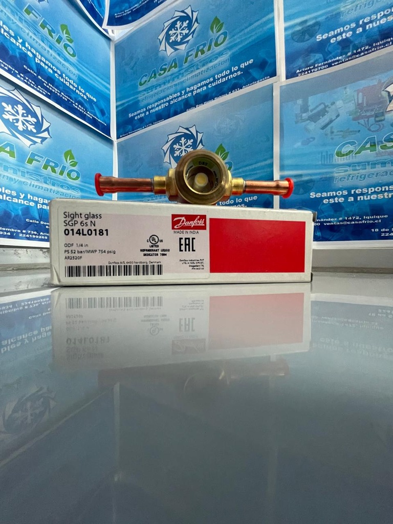 [VS0118085DF] Visor de Temperatura Danfoss 1/4″ ODF